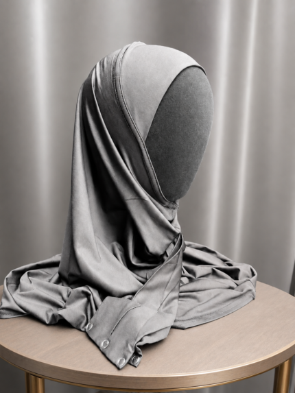 Foulard à enfiler en lycra avec boutons-pression